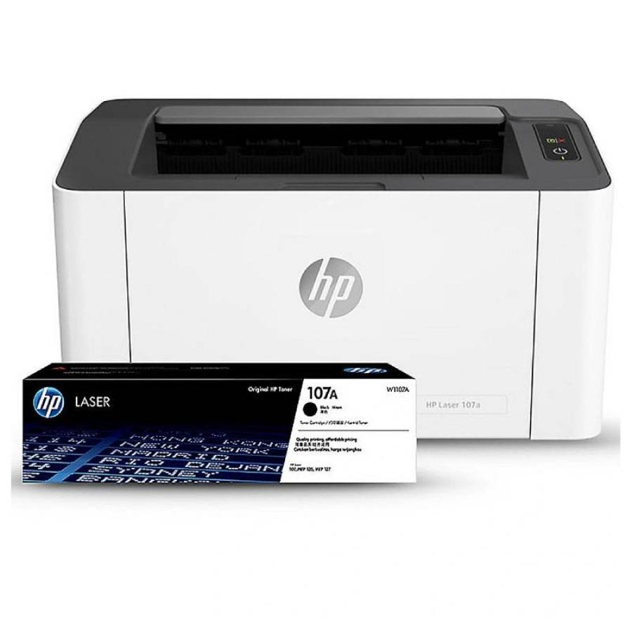 Máy in laser trắng đen đơn năng HP 107w Máy in laser trắng đen đơn năng HP 107w